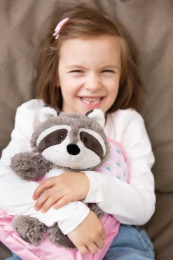 Backpack with soft toy Raccoon