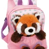 Backpack with soft toy Red Panda