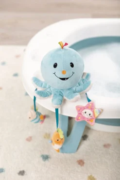 Bathing Soft Toy Octopus Octily with 3 figurines in gift box