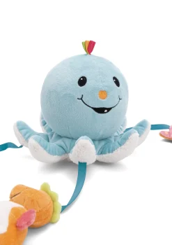 Bathing Soft Toy Octopus Octily with 3 figurines in gift box