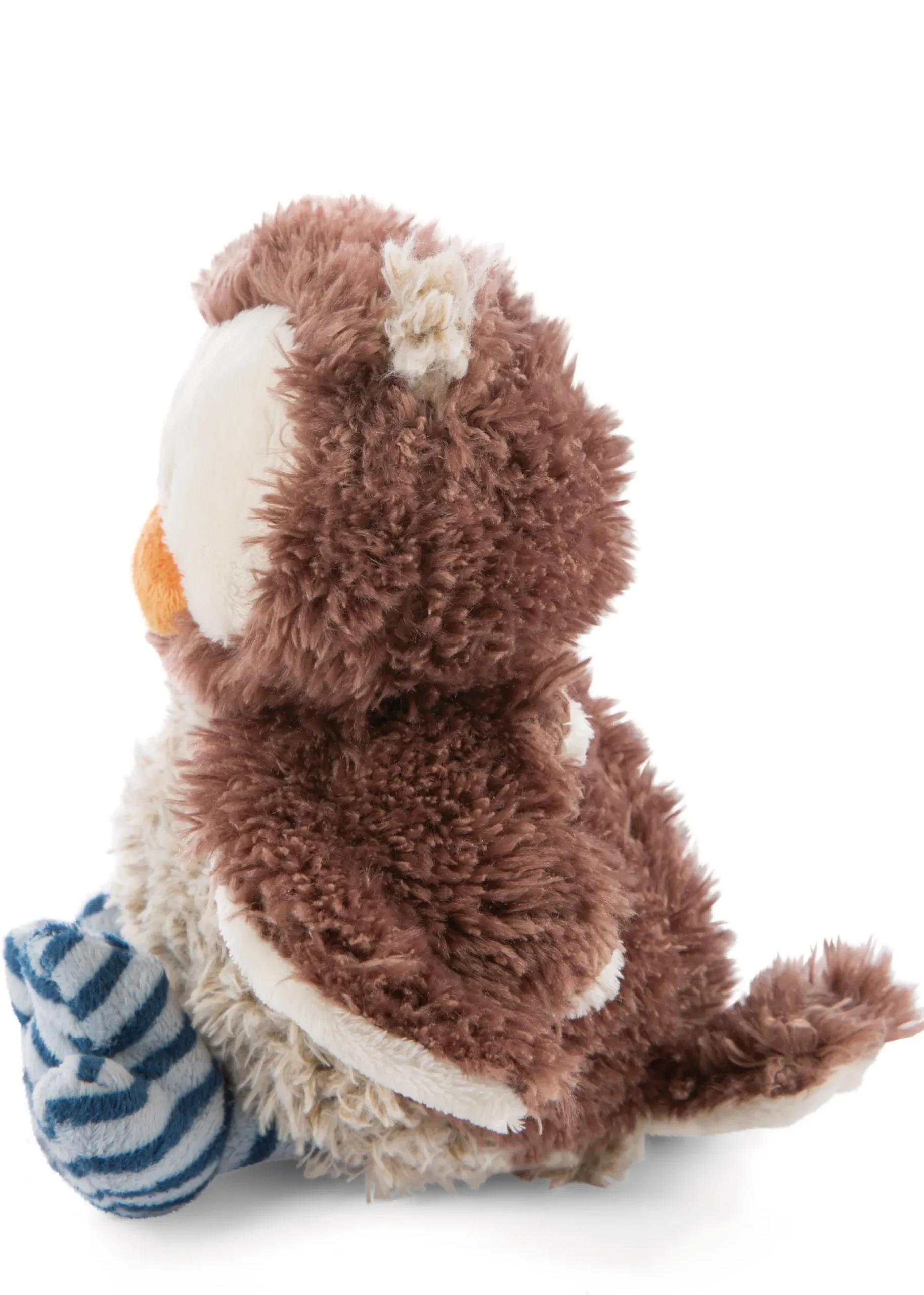 Cuddly toy owl Oscar with turnable head