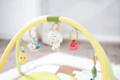 3-D Activity-Quilt Rabbit and Owl with play cushion in Carrying Bag