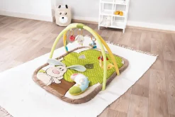 3-D Activity-Quilt Rabbit and Owl with play cushion in Carrying Bag