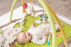 3-D Activity-Quilt Rabbit and Owl with play cushion in Carrying Bag