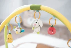 3-D Activity-Quilt Rabbit and Owl with play cushion in Carrying Bag