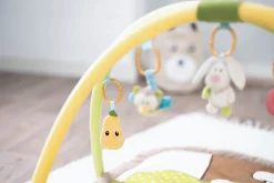 3-D Activity-Quilt Rabbit and Owl with play cushion in Carrying Bag