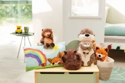 Figural Cushion Otter Oda & Odalina Forest Friends NICI GREEN