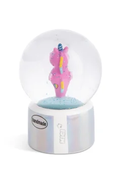 Glitter Globe Seahorse Laguna Rainbow