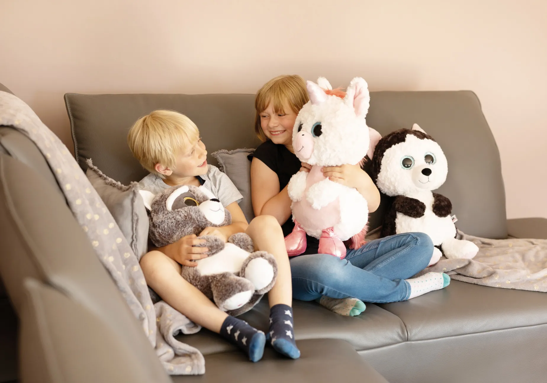 GLUBSCHIS Cuddly toy Husky Barkley 45cm