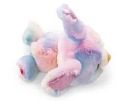 GLUBSCHIS Cuddly Toy Rabbit Rainbow 15cm lying