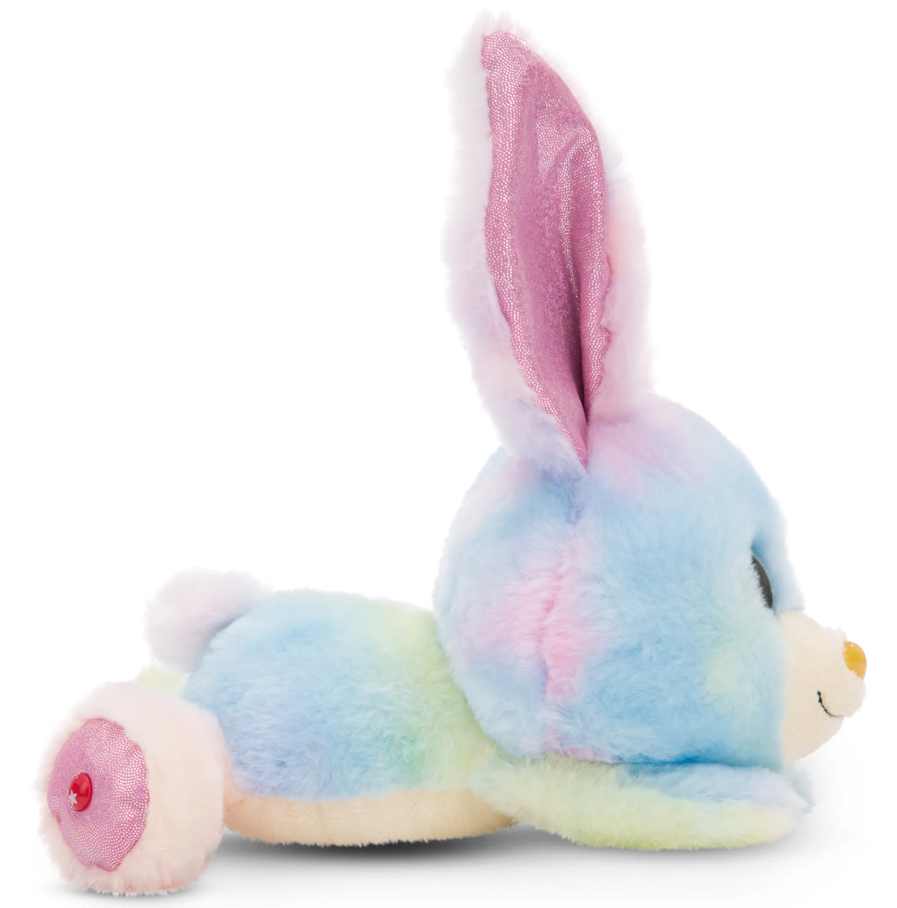 GLUBSCHIS Lying Soft Toy Rabbit Rainbow Candy