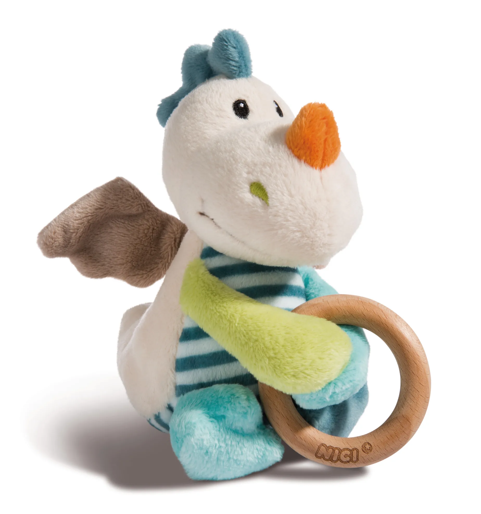 Grabber Dragon Dragilu with wooden ring and bell