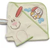 Hooded Bath Towel Rabbit Tilli with washing mitt in gift box