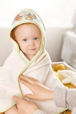 Hooded Bath Towel Rabbit Tilli with washing mitt in gift box