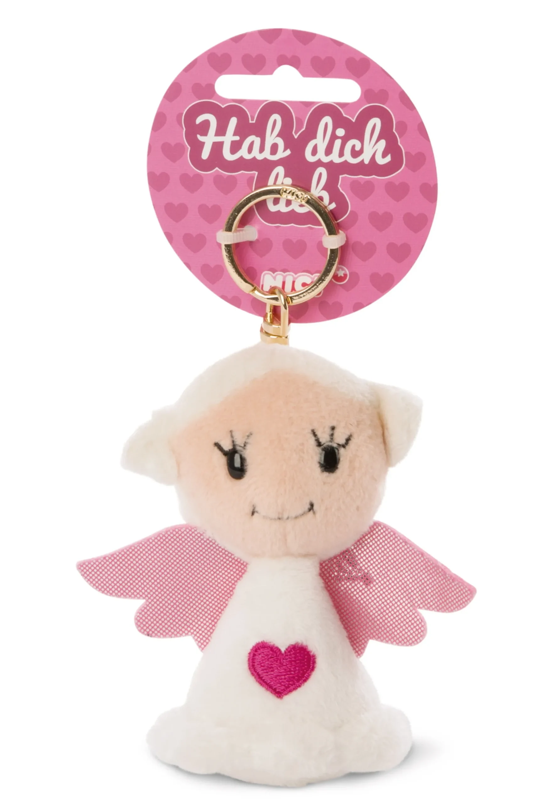 Key ring Guardian Angel with heart