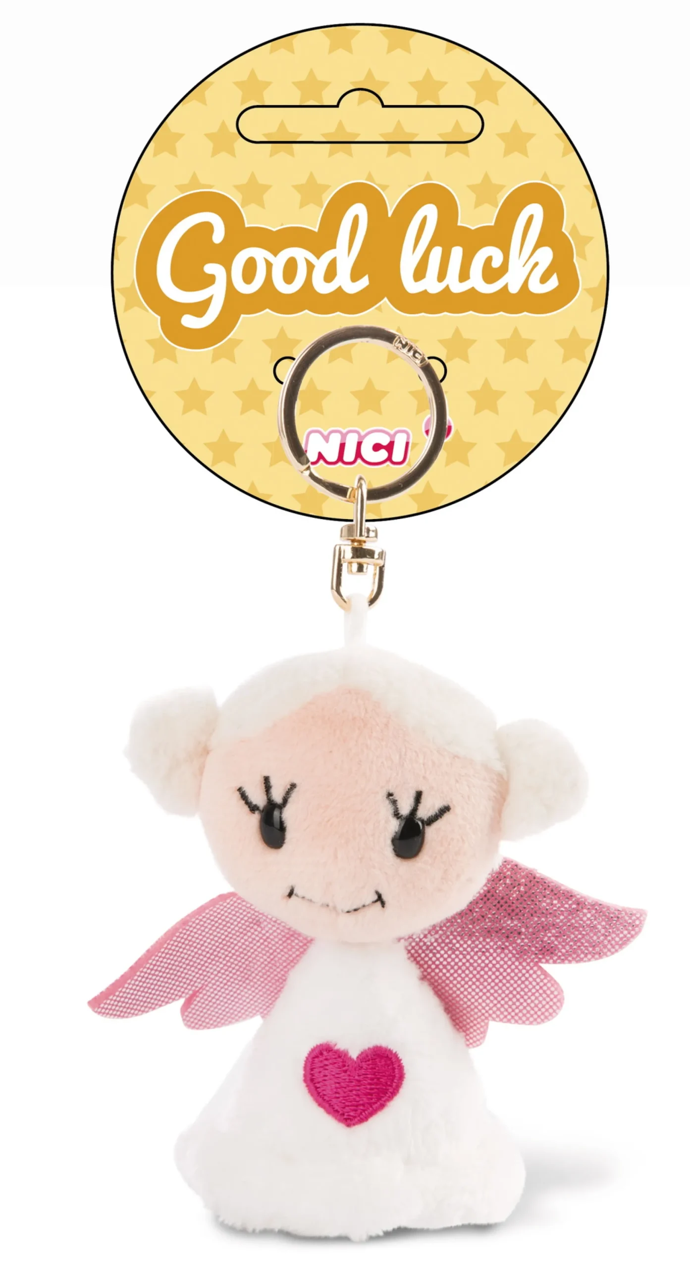 Key ring Guardian Angel with heart