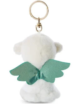 Key ring Guardian Angel with cloverleaf
