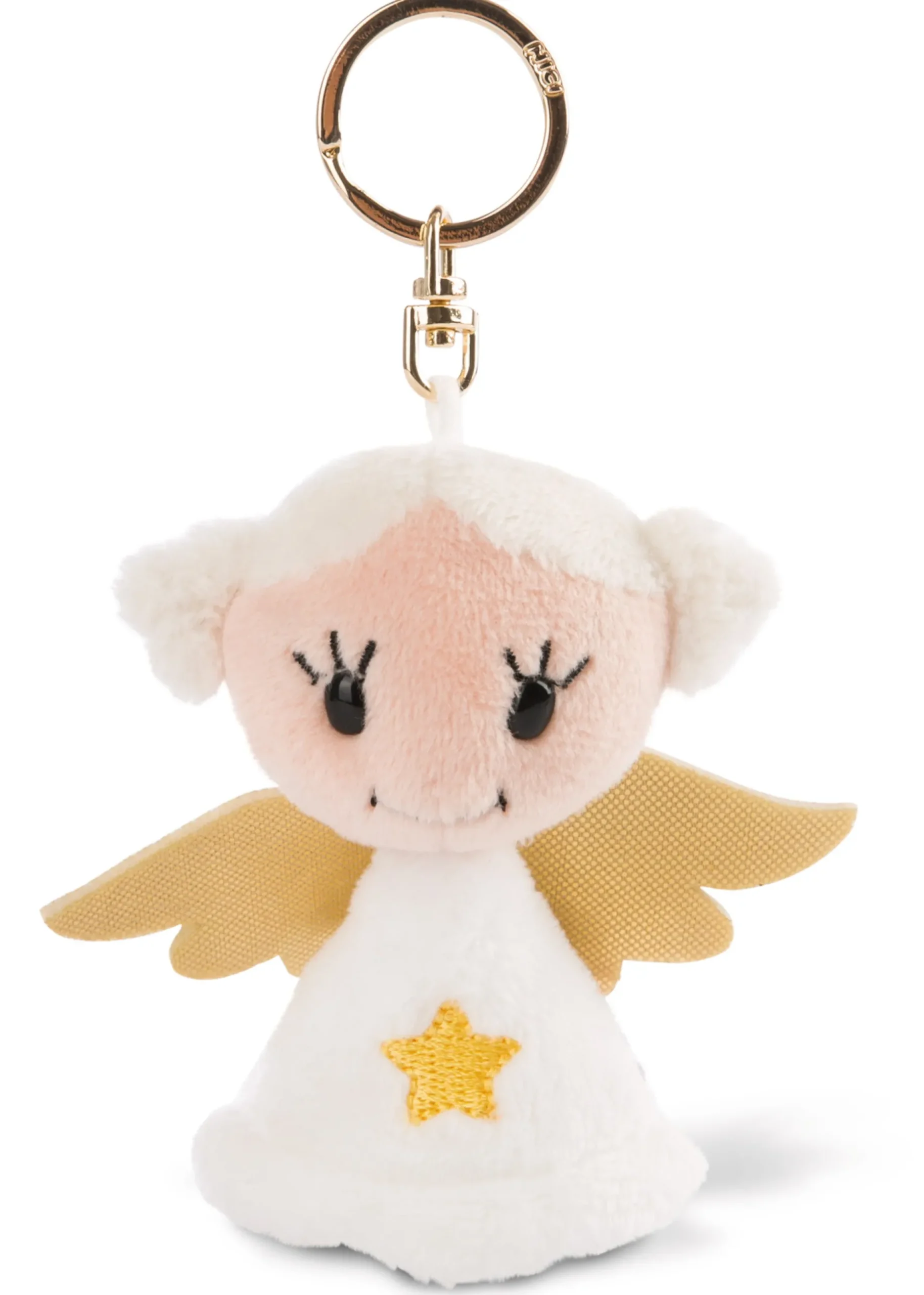 Key ring Guardian Angel with star