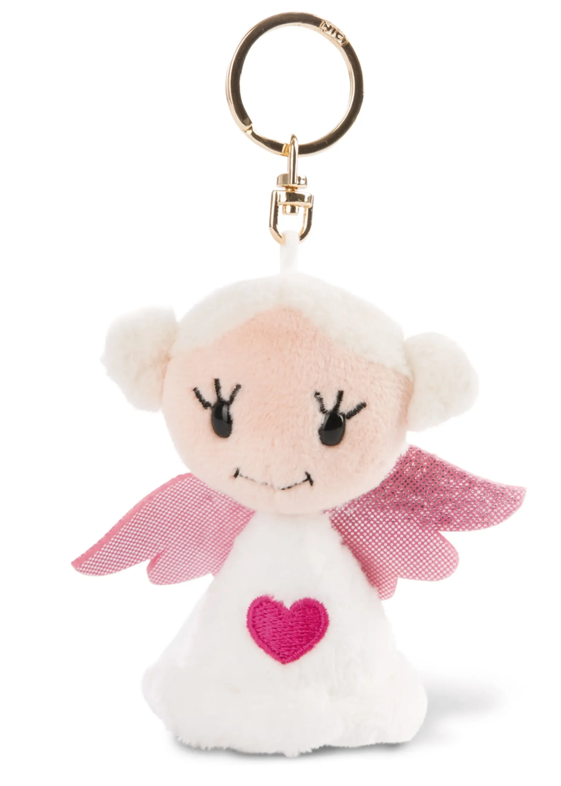 Key ring Guardian Angel with heart
