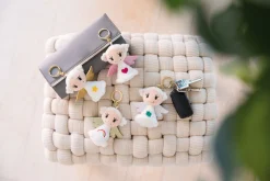 Key ring Guardian Angel with heart