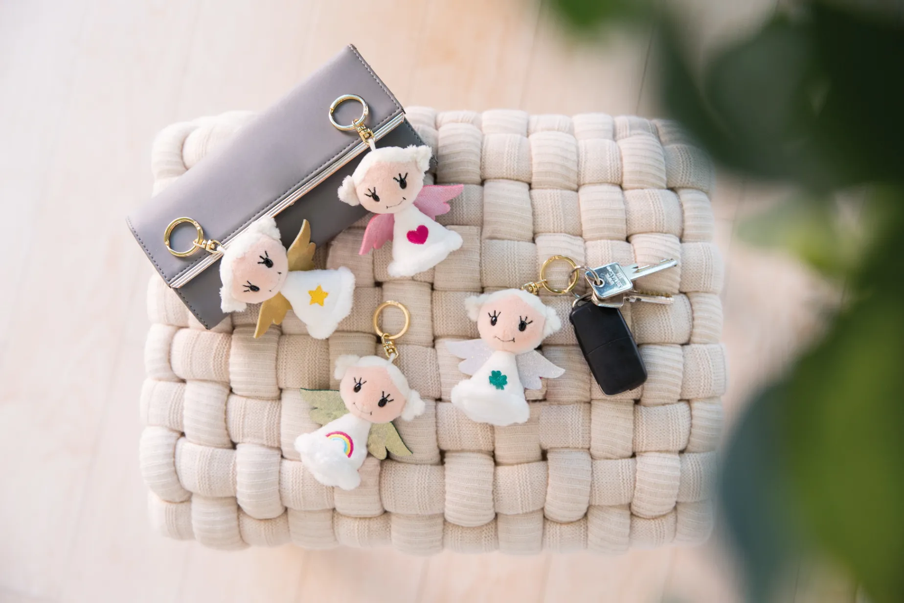 Key ring Guardian Angel with heart