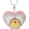 Key Ring Piu Piu, heart shaped