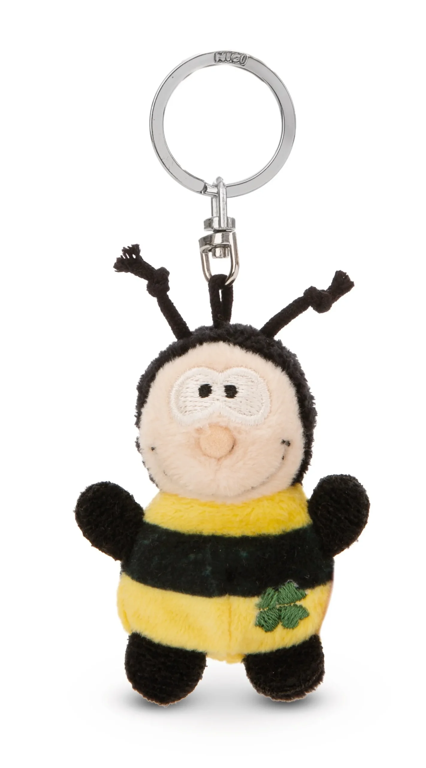 Keyholder bee with cloverleaf