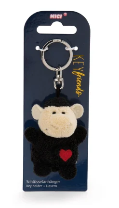 Keyholder Black sheep with heart