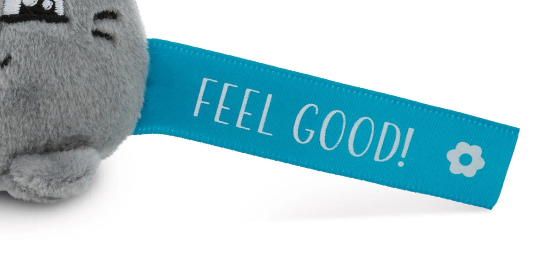 Keyholder Blue cat "Feel Good!"