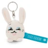 Keyholder Blue rabbit "Feel Good!"