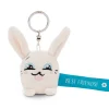 Keyholder Blue rabbit "Best Friends!"
