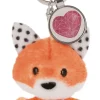 Keyholder Fox w. pendant "Heart symbol"