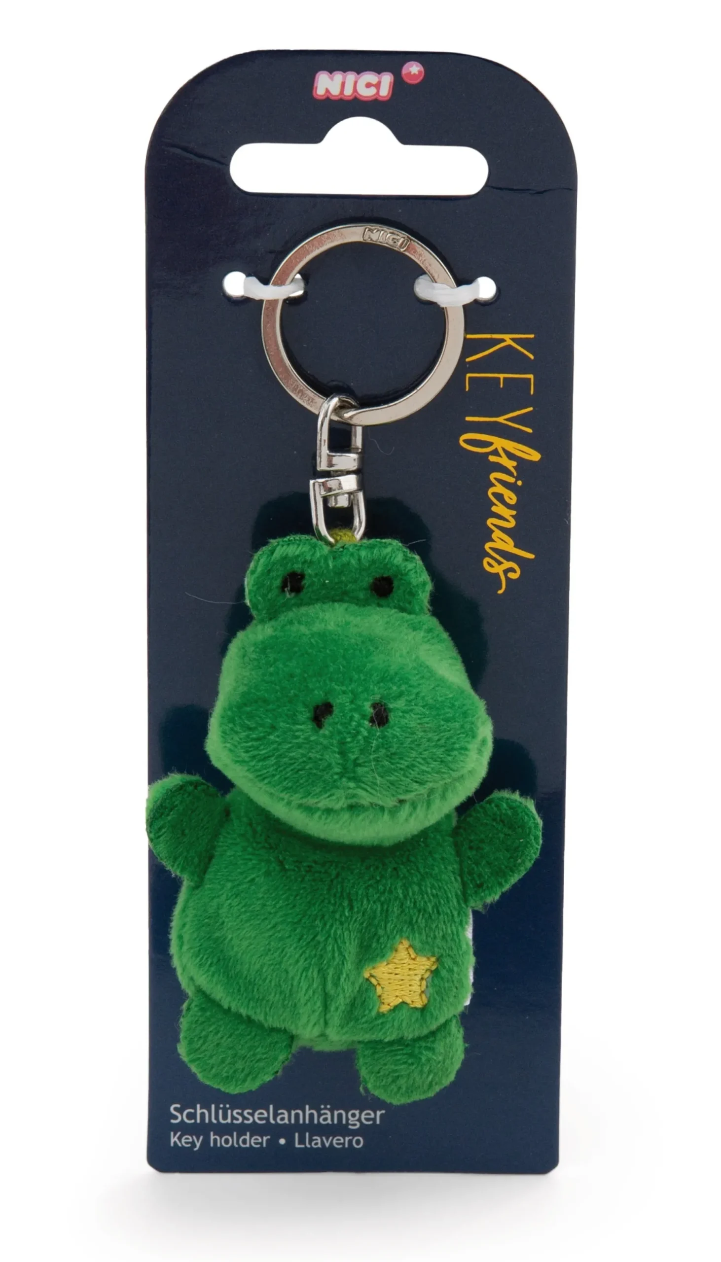 Keyholder frog with star
