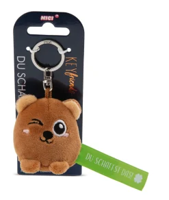 Keyholder Green bear "Du schaffst das!"