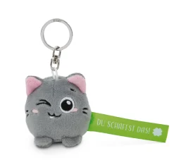 Keyholder Green cat "Du schaffst das!"