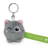 Keyholder Green cat "Viel Glück!"