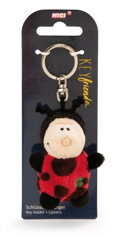Keyholder ladybird with cloverleaf