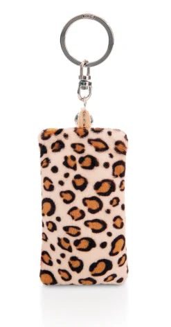 Keyholder mini plush cushion "Wild" w. bell