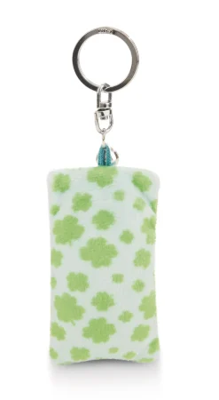 Keyholder mini plush cushion "Glücksbringer" w. bell