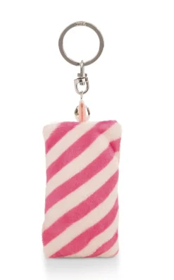 Keyholder mini plush cushion "Du bist Zucker!" w. bell