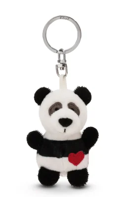 Keyholder panda with heart