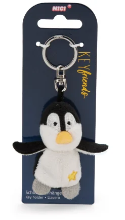 Keyholder penguin with star