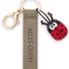Keyholder "Alles Gute!" ladybird