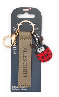 Keyholder "Alles Gute!" ladybird