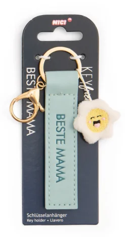 Keyholder "Beste Mama" flower