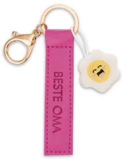 Keyholder "Beste Oma" flower
