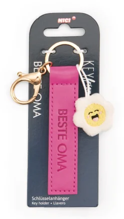 Keyholder "Beste Oma" flower