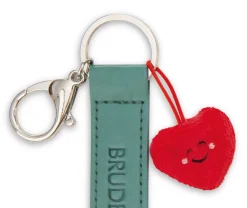 Keyholder "Bruderherz" heart