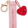 Keyholder "Hab dich lieb!" heart