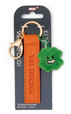 Keyholder "Viel Erfolg!" cloverleaf